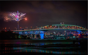 Auckland City Lets Off Fireworks Smart Art Design