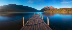 Products: Romantic wharf on Lake Rotoiti Smart Art Design