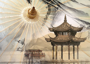Products: Chinese Xihu lake in Hangzhou Smart Art Design