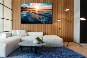 Products: Glass Art Beach sunset Smart Art Design