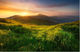 Mountain valley during sunrise Smart Art Design