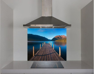 Products: DIY Splashback Romantic wharf Smart Art Design