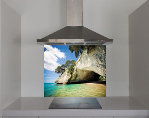 Products: DIY Splashback Cathedral Cove Smart Art Design