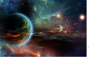 Twin Ring Giant Smart Art Design