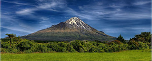 Volcano Taranaki Smart Art Design