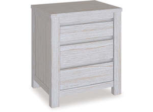 Bedroom: Coastal 3 Drawer Bedside