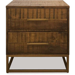 Bedroom: Haze 2 Drawer Bedside