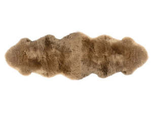 Long Wool Double Butterscotch Rug