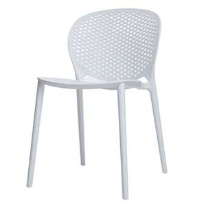 Verona Indoor/Outdoor White Dining Chair
