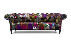 Patchwork Range: Patchwork 3 Seater Sofa