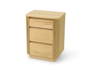 Bedside Tables: Carolina 3 Drawer Bedside