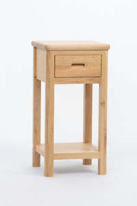 Bedside Tables: Rich Oak Side Table
