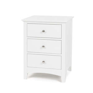 Bedside Tables: Jessica 3 Drawer Bedside Table