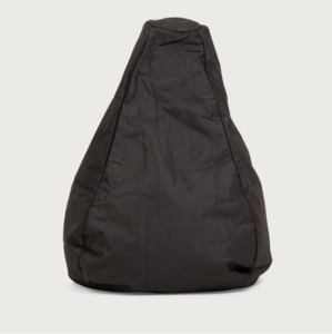 Bean Bag Filler Nz: Black Canvas Bean Bag