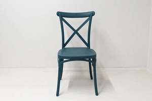 Chairs: Gemelle Teal Dining Chair
