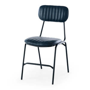 Datsun Vintage Blue PU Dining Chair