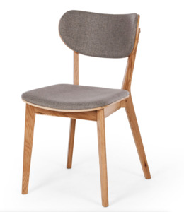 Chairs: Zurich Light Grey Oak Dining Chair