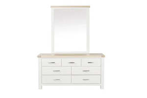 2 Tone 7 Drawer Lowboy
