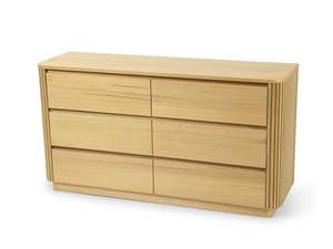 Drawer Lowboy: Carolina 6 Drawer Lowboy