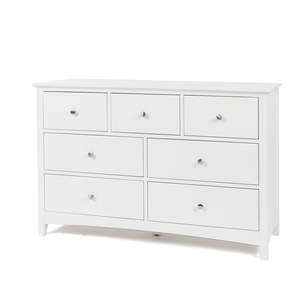 Drawer Lowboy: Jessica 3 over 4 Drawer Lowboy