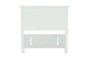 Headboards: White Single/King Single Grooved Headboard
