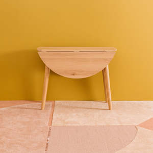 Dining Tables: Nordik Dropleaf Round Table