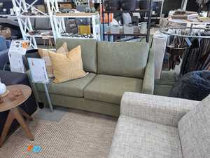 EJP Nathalie 2.5 Seater Carrara Olive