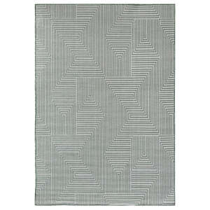 Living Room: Porto Axis Green Indoor/Outdoor Rug 160 x 230cm