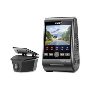 Dashcams - Smart EV Chargers: VIOFO A229 Ultra-W 2CH 4K dash cam with a waterproof rear camera