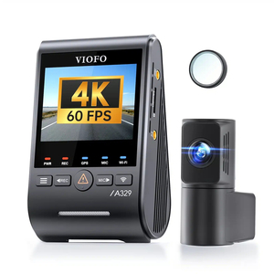 Dashcams - Smart EV Chargers: VIOFO A329S 2CH 4K 60FPS Front+2K Rear Dashcamera