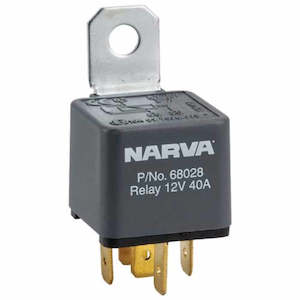 Electrical Sundry: Narva - Relay 24v 30amp 5 Pin Resistor