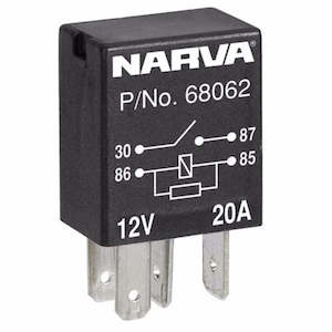 Electrical Sundry: Narva - Relay Mico 4pin 20amp