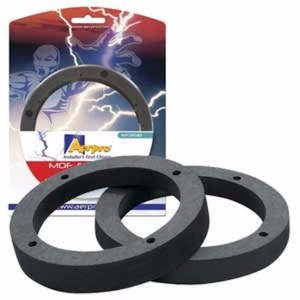 Mdf Speaker Spacer 5.5 - 6In Black Pair -AERPRO