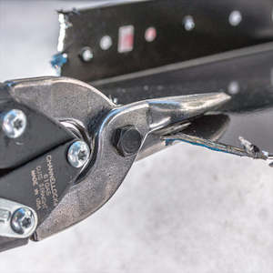 CHANNELLOCK Yellow Straight Aviation Snip - Straight Cut