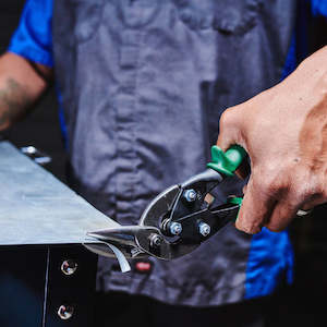 CHANNELLOCK Green Straight Aviation Snip - Right Cut