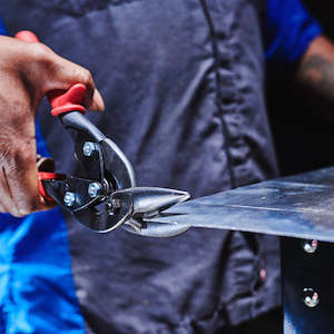 CHANNELLOCK Red Offset Aviation Snip - Left Cut