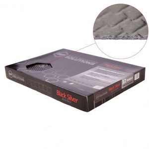 A 100 1010 Speakers Spacers: SILVER LINE BLACK-SILVER BULK PACK 1.8MM