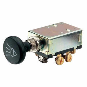 Switches: Narva - Switch Push Pull 30amp H/Lamp