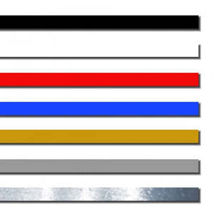 Stickers: Pinstripe 3mm Solid White