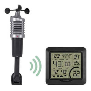 Indoor - Outdoor Digital Weather Station with Wind Speed