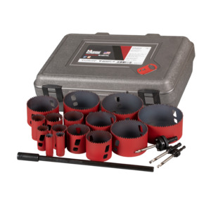 Trimming Cutting: MORSE Industrial Holesaw Set - 19pc