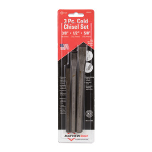 MAYHEW Carded Cold Chisel Set - 3pc