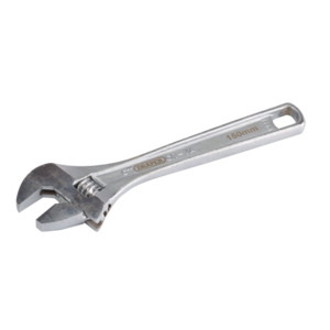 Screwdrivers Allen Keys: DRAPER 150mm Chrome Plated Adjustable Wrench