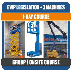 EWP Legislation, Scissor, Boom & Vertical Lift (Group Course)