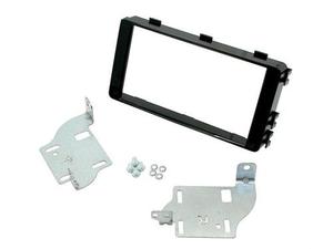 A 100 1007 Facias Pockets: FITTING KIT MITSUBISH OUTLANDER 2013 - 2021 DOUBLE DIN (GLOSS BLACK)