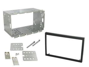 A 100 1007 Facias Pockets: FITTING KIT UNIVERSAL DOUBLE DIN CAGE 110MM (TRIM BLACK)