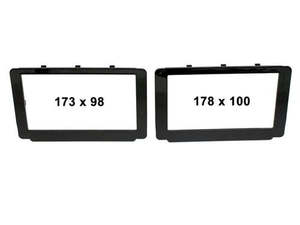 A 100 1007 Facias Pockets: FITTING KIT TOYOTA HILUX FRAMES 2015 - 2018 DOUBLE DIN (GLOSS BLACK)