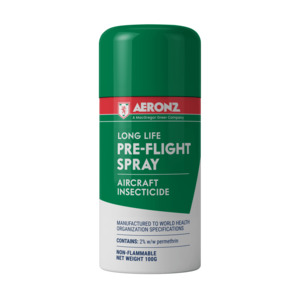 Air Compressors: AERONZ Pre-Flight Spray Aircraft Insecticide 100g