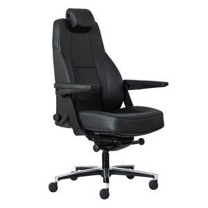 Buro Maverick 24/7 Controller Chair Black Leather (Each)