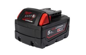 Battery Accessories: Milwaukee M18 Redlithium-Ion 5Ah Resistant Battery